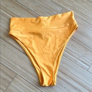 🍊 Aerie High Cut Cheeky  Orange Bikini Bottom